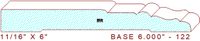 Baseboard 6" - 122 Baseboard 6" - 122