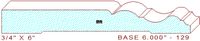 Baseboard 6" - 129 Baseboard 6" - 129