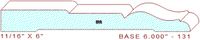 Baseboard 6" - 131 Baseboard 6" - 131