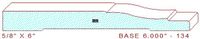 Baseboard 6" - 134 Baseboard 6" - 134