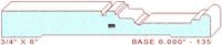 Baseboard 6" - 135 Baseboard 6" - 135