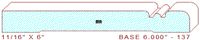 Baseboard 6" - 137 Baseboard 6" - 137