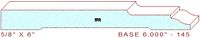 Baseboard 6" - 145 Baseboard 6" - 145