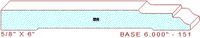 Baseboard 6" - 151 Baseboard 6" - 151