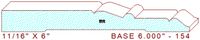 Baseboard 6" - 154 Baseboard 6" - 154
