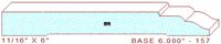 Baseboard 6" - 157 Baseboard 6" - 157