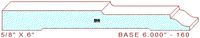 Baseboard 6" - 160 Baseboard 6" - 160