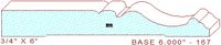 Baseboard 6" - 167 Baseboard 6" - 167