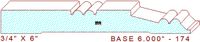 Baseboard 6" - 174 Baseboard 6" - 174