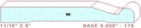 Baseboard 6" - 178 Baseboard 6" - 178