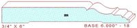 Baseboard 6" - 18 Baseboard 6" - 18