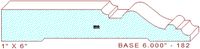 Baseboard 6" - 182 Baseboard 6" - 182