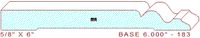 Baseboard 6" - 183 Baseboard 6" - 183