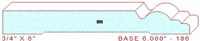 Baseboard 6" - 186 Baseboard 6" - 186