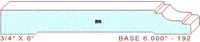 Baseboard 6" - 192 Baseboard 6" - 192