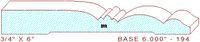 Baseboard 6" - 194 Baseboard 6" - 194
