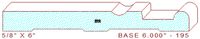 Baseboard 6" - 195 Baseboard 6" - 195