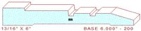 Baseboard 6" - 200 Baseboard 6" - 200