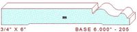 Baseboard 6" - 205 Baseboard 6" - 205