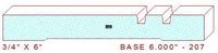 Baseboard 6" - 207 Baseboard 6" - 207