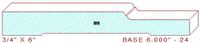 Baseboard 6" - 24 Baseboard 6" - 24