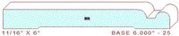 Baseboard 6" - 25 Baseboard 6" - 25