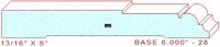Baseboard 6" - 28 Baseboard 6" - 28