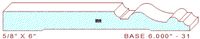 Baseboard 6" - 31 Baseboard 6" - 31