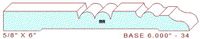 Baseboard 6" - 34 Baseboard 6" - 34
