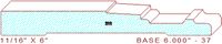 Baseboard 6" - 37 Baseboard 6" - 37