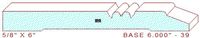 Baseboard 6" - 39 Baseboard 6" - 39