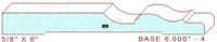 Baseboard 6" - 4 Baseboard 6" - 4