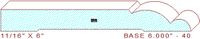 Baseboard 6" - 40 Baseboard 6" - 40
