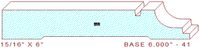 Baseboard 6" - 41 Baseboard 6" - 41
