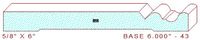 Baseboard 6" - 43 Baseboard 6" - 43