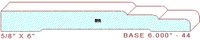 Baseboard 6" - 44 Baseboard 6" - 44