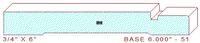 Baseboard 6" - 51 Baseboard 6" - 51