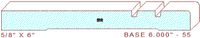 Baseboard 6" - 55 Baseboard 6" - 55