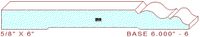 Baseboard 6" - 6 Baseboard 6" - 6