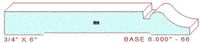 Baseboard 6" - 66 Baseboard 6" - 66