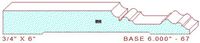 Baseboard 6" - 67 Baseboard 6" - 67