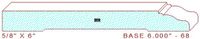 Baseboard 6" - 68 Baseboard 6" - 68