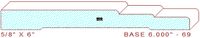 Baseboard 6" - 69 Baseboard 6" - 69