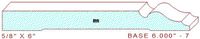 Baseboard 6" - 7 Baseboard 6" - 7