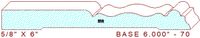 Baseboard 6" - 70 Baseboard 6" - 70