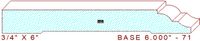 Baseboard 6" - 71 Baseboard 6" - 71