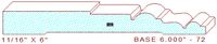 Baseboard 6" - 72 Baseboard 6" - 72