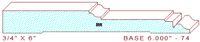 Baseboard 6" - 74 Baseboard 6" - 74