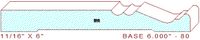 Baseboard 6" - 80 Baseboard 6" - 80