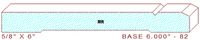 Baseboard 6" - 82 Baseboard 6" - 82